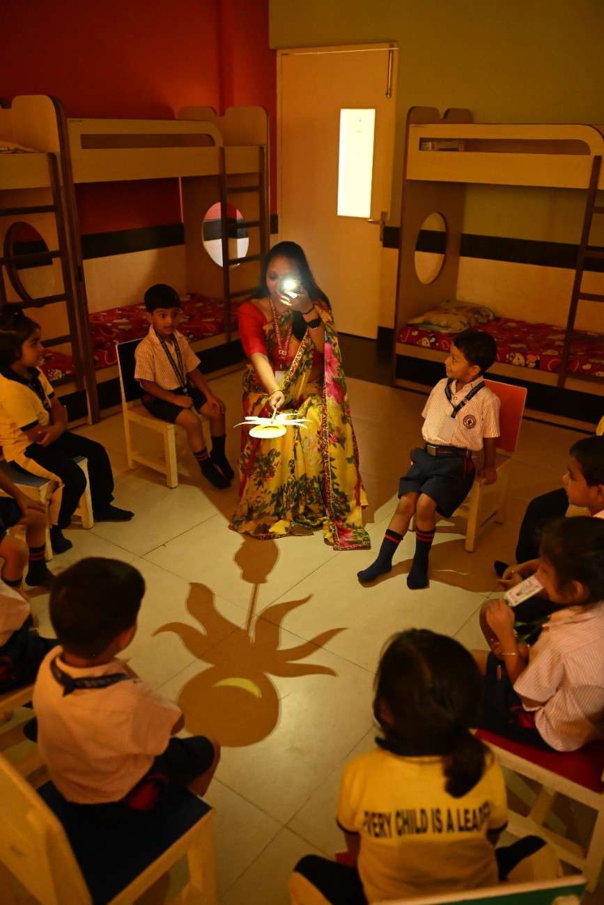 Shadow story telling session for Preschoolers